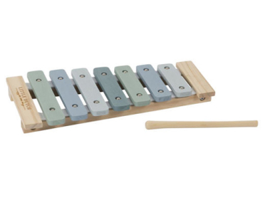 Musikspielzeug Xylophon blau-mint von Little Dutch 